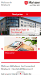 Mobile Screenshot of malteser-stralsund.de